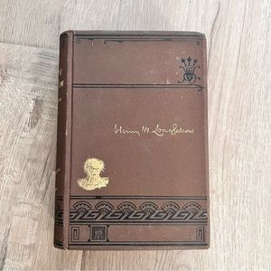 1882 The Life of Henry Wadsworth Longfellow Illustrated - Antique Book Hardcover